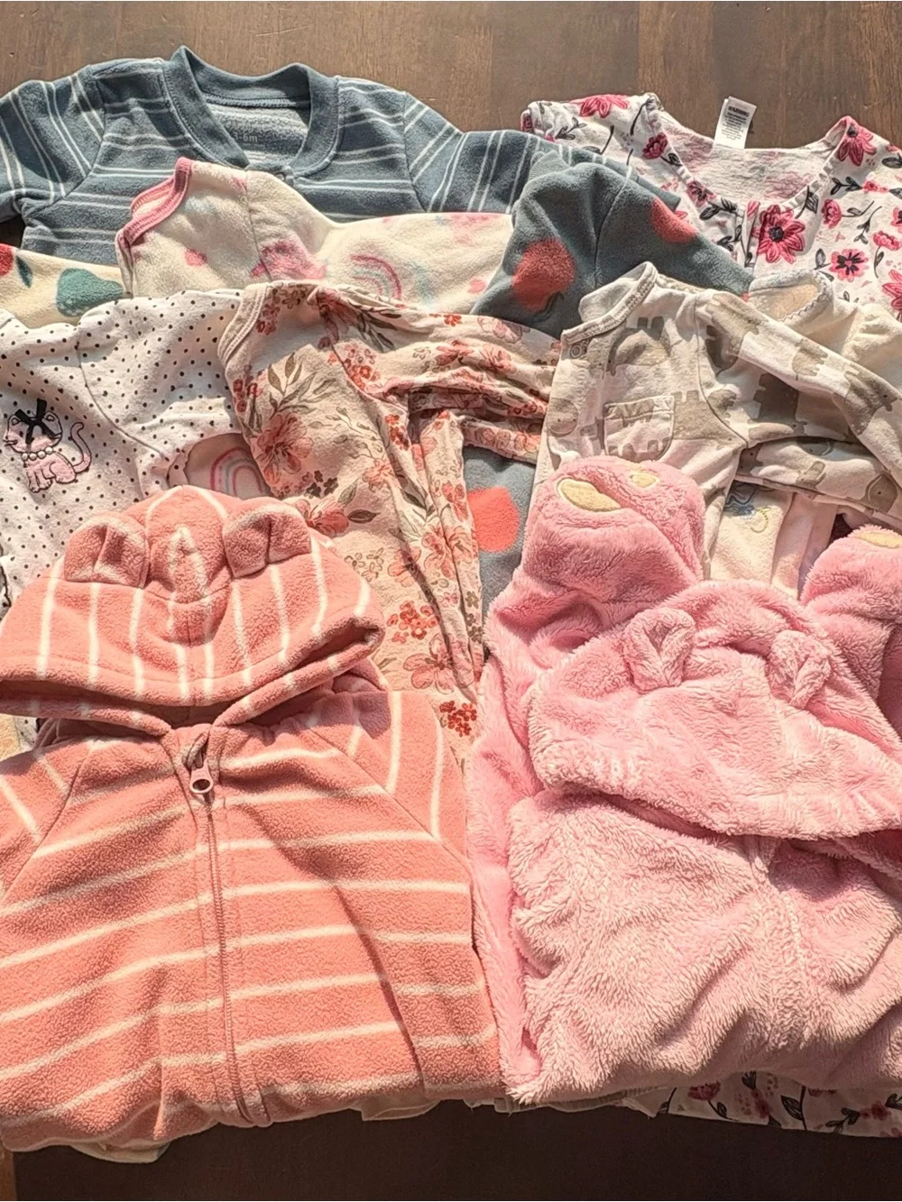 Warm Winter Girls Clothes 11pc Lot Sized 3-6mo/6mo